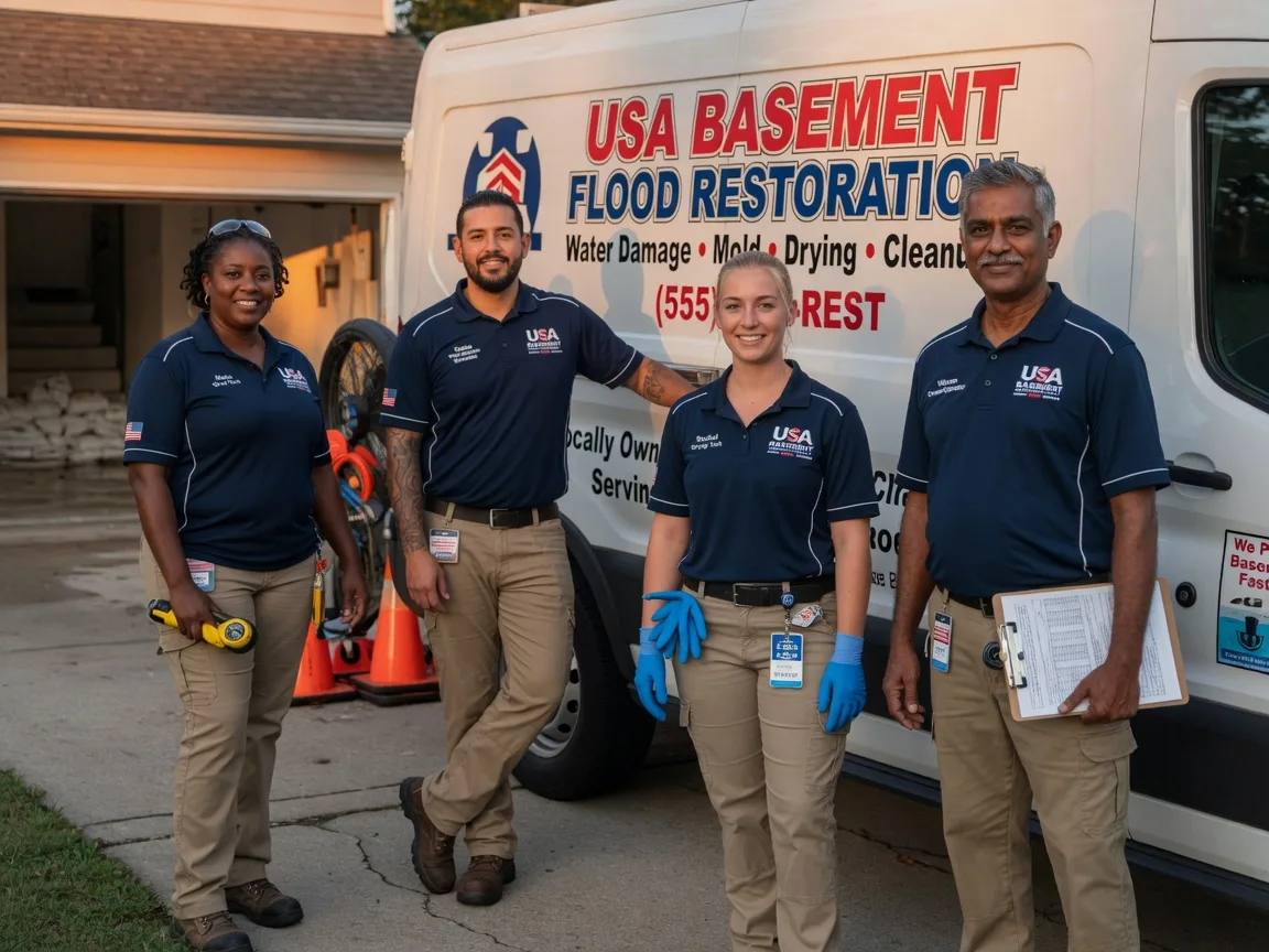 Basement Flood Cleanup company in Arrowsmith, IL