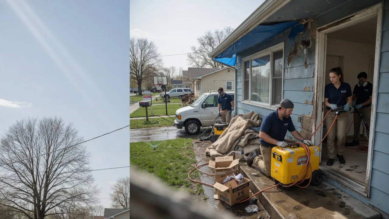 Basement Flood Cleanup in Arrowsmith, IL near me